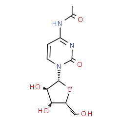 ChemSpider 2D Image | 4-Acetamido-1-(beta-D-xylofuranosyl)-2(1H)-pyrimidinone | C11H15N3O6