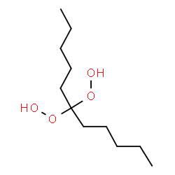 ChemSpider 2D Image | 6,6-Undecanediyl dihydroperoxide | C11H24O4