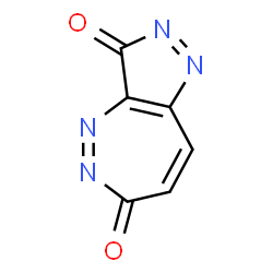 ChemSpider 2D Image | Pyrazolo[4,3-c][1,2]diazepine-3,6-dione | C6H2N4O2