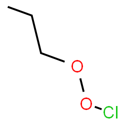ChemSpider 2D Image | 1-(Chloroperoxy)propane | C3H7ClO2