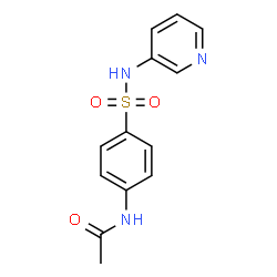 ChemSpider 2D Image | N-[4-(3-Pyridinylsulfamoyl)phenyl]acetamide | C13H13N3O3S