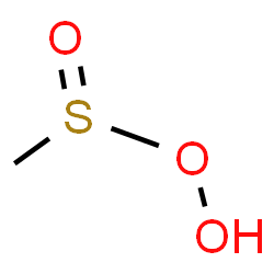 ChemSpider 2D Image | Methanesulfinoperoxoic acid | CH4O3S