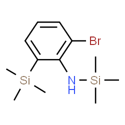 ChemSpider 2D Image | N-[2-Bromo-6-(trimethylsilyl)phenyl]-1,1,1-trimethylsilanamine | C12H22BrNSi2