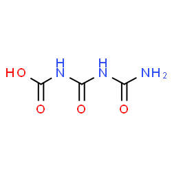 ChemSpider 2D Image | (Carbamoylcarbamoyl)carbamic acid | C3H5N3O4