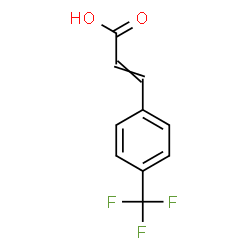 ChemSpider 2D Image | 4-(Trifluoromethyl)cinnamic acid | C10H7F3O2