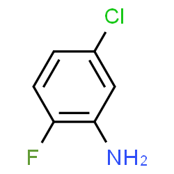 ChemSpider 2D Image | 5-Chloro-2-fluoroaniline | C6H5ClFN