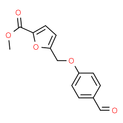 ChemSpider 2D Image | Methyl 5-[(4-formylphenoxy)methyl]-2-furoate | C14H12O5