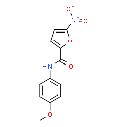 ChemSpider 2D Image | N-(4-Methoxyphenyl)-5-nitro-2-furamide | C12H10N2O5