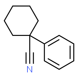 ChemSpider 2D Image | 1-Cyano-1-phenylcyclohexane | C13H15N