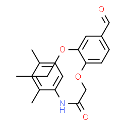 ChemSpider 2D Image | N-(2,4-Dimethylphenyl)-2-(2-ethoxy-4-formylphenoxy)acetamide | C19H21NO4