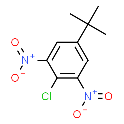 ChemSpider 2D Image | 4-tert-Butyl-2,6-Dinitrochlorobenzene | C10H11ClN2O4