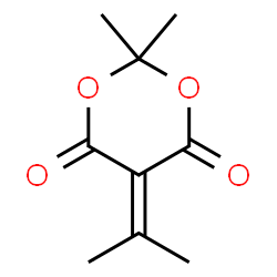 ChemSpider 2D Image | 5-Isopropylidene-2,2-dimethyl-1,3-dioxane-4,6-dione | C9H12O4