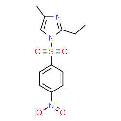 ChemSpider 2D Image | 2-Ethyl-4-methyl-1-(4-nitro-benzenesulfonyl)-1H-imidazole | C12H13N3O4S