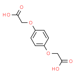 ChemSpider 2D Image | 2,2'-[1,4-Phenylenebis(oxy)]diacetic acid | C10H10O6