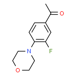 ChemSpider 2D Image | 3'-Fluoro-4'-morpholinoacetophenone | C12H14FNO2
