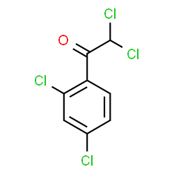 ChemSpider 2D Image | 2,2,2',4'-TETRACHLOROACETOPHENONE | C8H4Cl4O