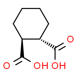 ChemSpider 2D Image | (1S,2S)-(+)-trans-1,2-Cyclohexanedicarboxylic acid | C8H12O4