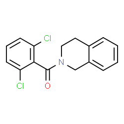 ChemSpider 2D Image | 2-(2,6-dichlorobenzoyl)-3,4-dihydro-1H-isoquinoline | C16H13Cl2NO
