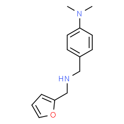 ChemSpider 2D Image | N-[4-(dimethylamino)benzyl]-N-(2-furylmethyl)amine | C14H18N2O