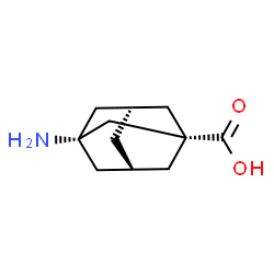 ChemSpider 2D Image | (1s,3s)-3-Amino-1-adamantanecarboxylic acid | C11H17NO2
