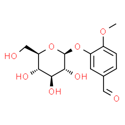 ChemSpider 2D Image | 5-Formyl-2-methoxyphenyl beta-D-glucopyranoside | C14H18O8