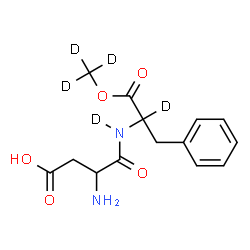 ChemSpider 2D Image | Aspartame-d5 | C14H13D5N2O5