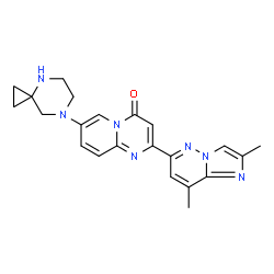 ChemSpider 2D Image | risdiplam | C22H23N7O