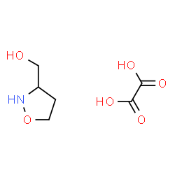 ChemSpider 2D Image | 1,2-Oxazolidin-3-ylmethanol ethanedioate (1:1) | C6H11NO6