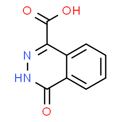 ChemSpider 2D Image | 4-Hydroxyphthalazine-1-carboxylicacid | C9H6N2O3