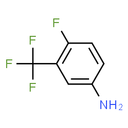 ChemSpider 2D Image | 4-Fluoro-3-(trifluoromethyl)aniline | C7H5F4N