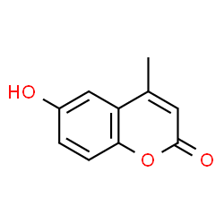 ChemSpider 2D Image | 6-Hydroxy-4-methylcoumarin | C10H8O3