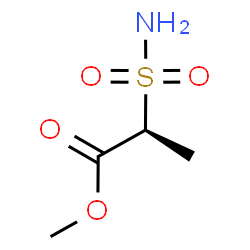 ChemSpider 2D Image | Methyl (2S)-2-sulfamoylpropanoate | C4H9NO4S