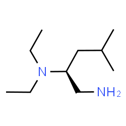 ChemSpider 2D Image | (2S)-N~2~,N~2~-Diethyl-4-methyl-1,2-pentanediamine | C10H24N2