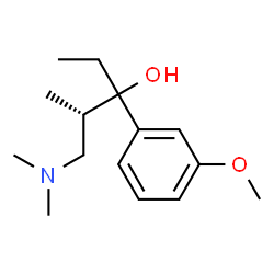 ChemSpider 2D Image | (2S)-1-(Dimethylamino)-3-(3-methoxyphenyl)-2-methyl-3-pentanol | C15H25NO2