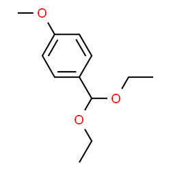 ChemSpider 2D Image | 1-(Diethoxymethyl)-4-methoxybenzene | C12H18O3