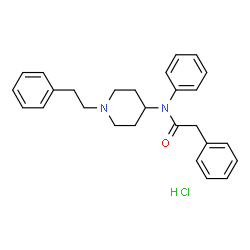 ChemSpider 2D Image | Phenylacetyl fentanyl (hydrochloride) | C27H31ClN2O