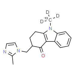 ChemSpider 2D Image | Ondansetron-13C-d3 | C1713CH16D3N3O