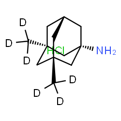 ChemSpider 2D Image | Memantine-d6 (hydrochloride) | C12H16D6ClN