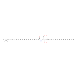 ChemSpider 2D Image | C18 Ceramide-d3 (d18:1/18:0-d3) | C36H68D3NO3