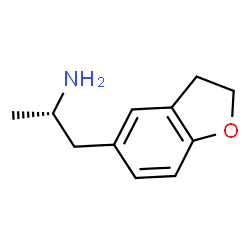 ChemSpider 2D Image | (2S)-1-(2,3-Dihydro-1-benzofuran-5-yl)-2-propanamine | C11H15NO