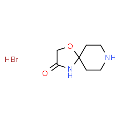 ChemSpider 2D Image | 1-Oxa-4,8-diazaspiro[4.5]decan-3-one hydrobromide (1:1) | C7H13BrN2O2
