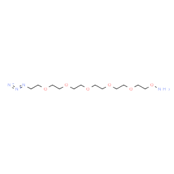 ChemSpider 2D Image | 1-(Aminooxy)-17-azido-3,6,9,12,15-pentaoxaheptadecane | C12H26N4O6