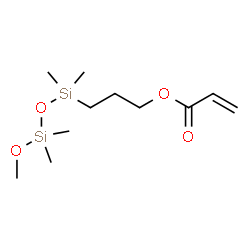 ChemSpider 2D Image | 3-(3-Methoxy-1,1,3,3-tetramethyldisiloxanyl)propyl acrylate | C11H24O4Si2