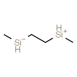 ChemSpider 2D Image | Hydrido(methyl)[2-(methylsilanyliumyl)ethyl]silicate(1-) | C4H14Si2