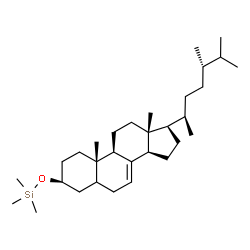 ChemSpider 2D Image | (3beta)-3-[(Trimethylsilyl)oxy]ergost-7-ene | C31H56OSi