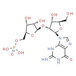 ChemSpider 2D Image | 2'-O-(5-O-Phosphono-beta-L-ribofuranosyl)-2,3-dihydroguanosine | C15H22N5O12P