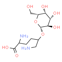 ChemSpider 2D Image | 5-(beta-D-Galactopyranosyloxy)lysine | C12H24N2O8