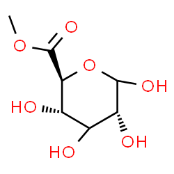 ChemSpider 2D Image | Methyl (3xi)-D-ribo-hexopyranuronate | C7H12O7