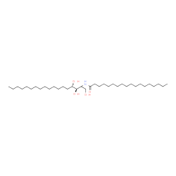 ChemSpider 2D Image | N-[(3R,4S)-1,3,4-Trihydroxy-2-octadecanyl]octadecanamide | C36H73NO4