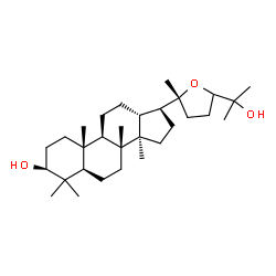 ChemSpider 2D Image | (3beta,20R)-20,24-Epoxydammarane-3,25-diol | C30H52O3